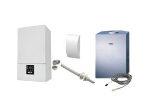 Wolf Комплект Газовый настенный котёл CGG-3-28 с бойлером SE-2-200